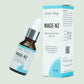 Derma Mage MAGE-NZ skincare serum bottle and packaging on a beige background